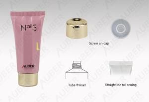 D35mm D35mm Hot Stamping Pink Polygonal PE Tube Packaging Cosmetic Container