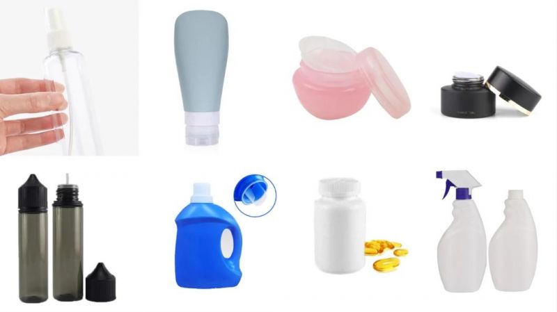 Glass Sprayer Bottle The Nasal Spray Bottle Irrigator with White Top and Plastic Cover 30ml 100ml