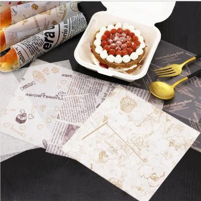 Kraft Wrape Biodegradable Wrapping for Fast Food Packaging Paper