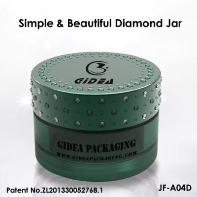 15ml 30ml 50ml 100ml Diamond Cosmetic Acrylic Cream Jar