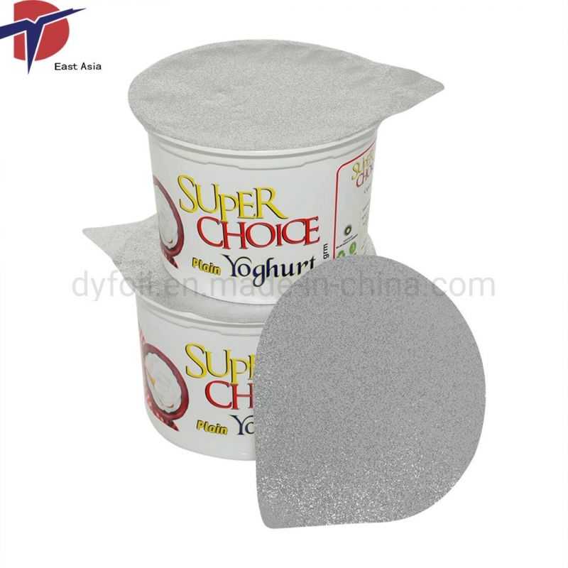 Embossed Heat Seal Foil Lids for Dairy Cup Sealing