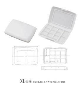 Luxury Makeup Packaging Square Magnetic Matte Eyeshadow Box Packaging for Makeup
