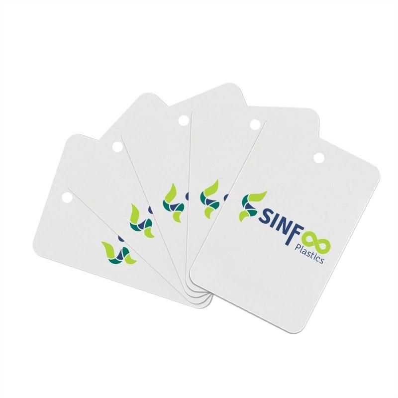 Custom Design Logo Printing Clothes Brand Paper Tag for Garment (5900-1)