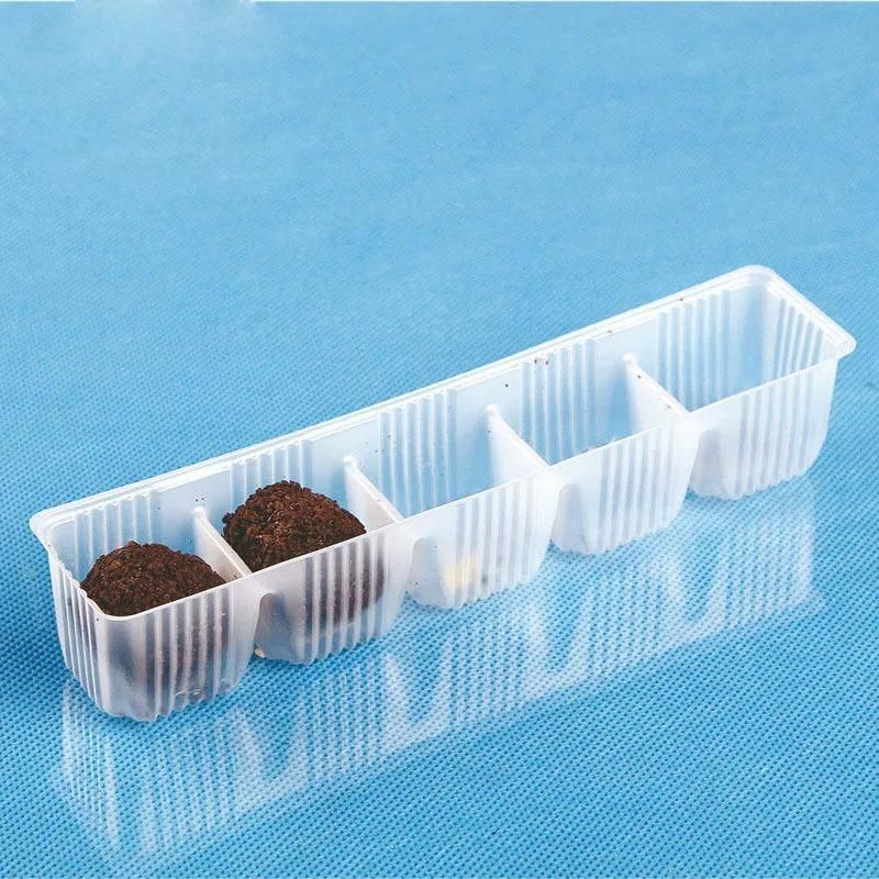 6 Compartments Disposable Plastic Cookie Blister Packaging Tray