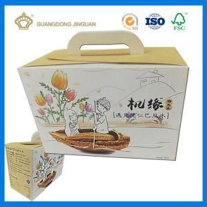 Food Grade Custom Made Paper Box with Handle