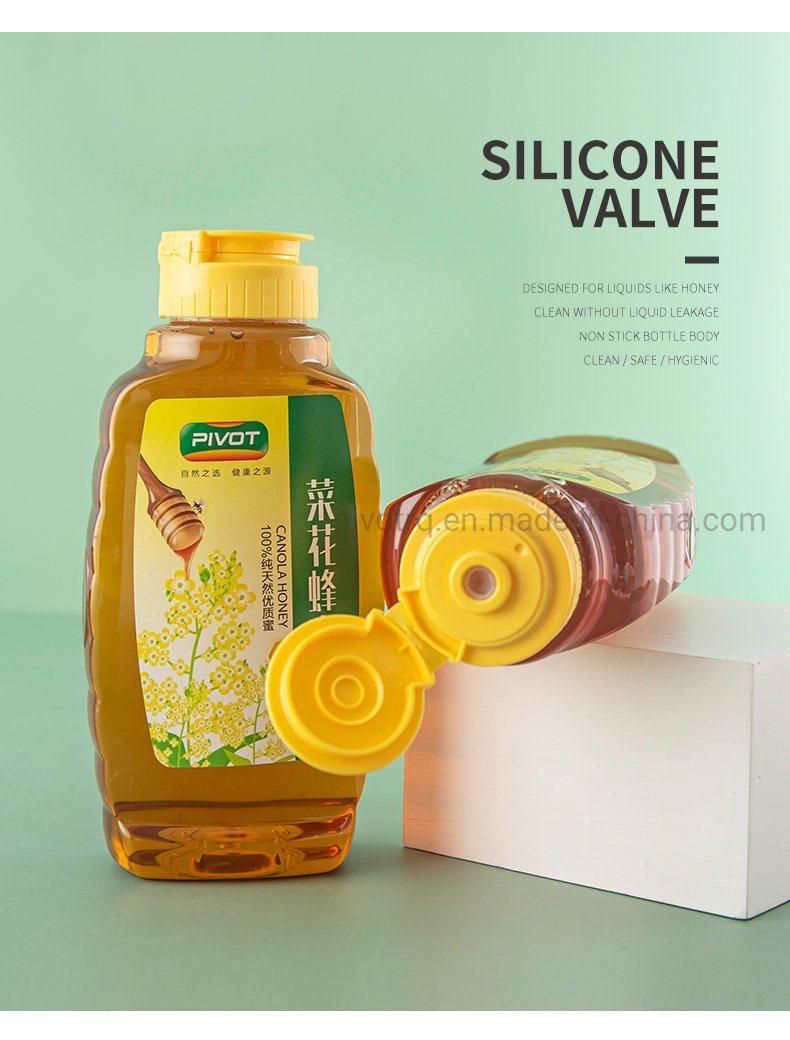 500g Pet Plastic Squeeze Honey Bottle for Packing Honey Syrup