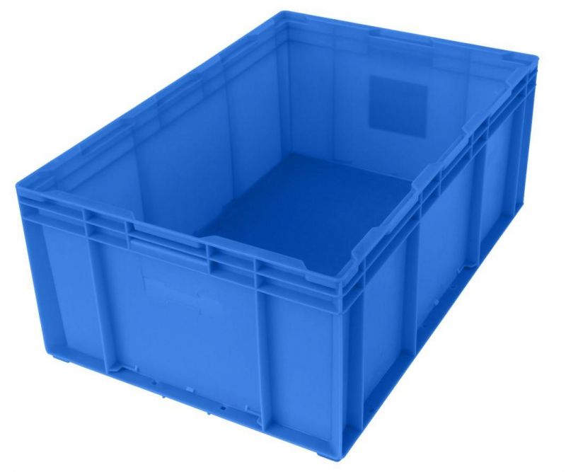 HP6d Plastic Turnover Logistics Container Box HP Standard Auto Parts Logistic Box Durable Opaque Plastic Storage Boxes