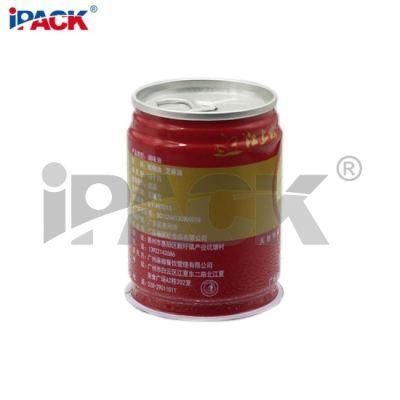 571# Wholesale Food Grade Empty Small Tinplate Beverage Drink Can Mini Tin Box for Coffee Juice Drink Packaging with Easy Open Lid