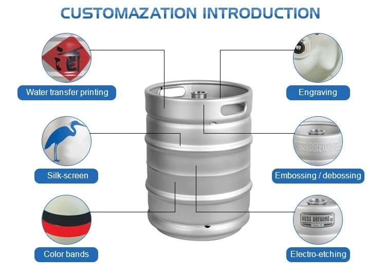 1/6bbl 19.8L Stainless Steel Beer Kegs Distributor for Us