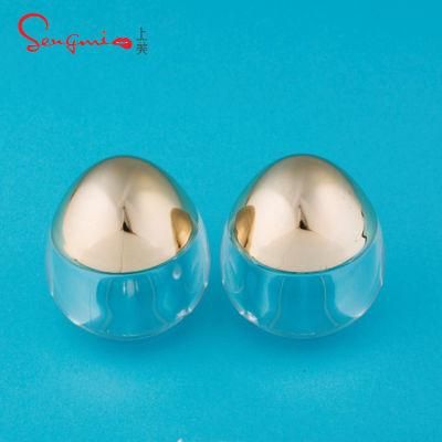 15g Egg Shaped Round Plastic Cream Jar for Skin Care