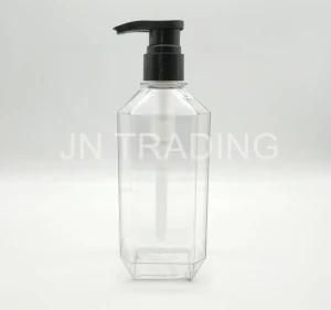 PETG Material High Transparent 500ml Shampoo Body Soap Bottle