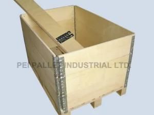 Collapsible Box Hinges Pallet Collar Plywood Packaging Wooden Boxes Wooden Case