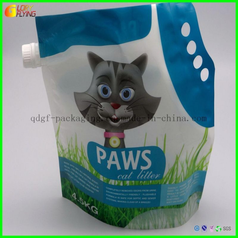 Multi-Color Printing Resealable Standing Bag Plastic Zipper Bag Pet Food Bag