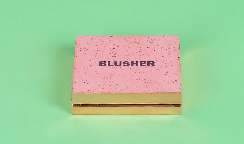 Wholesale 4 Hole Makeup Packaging Multiple Colors Eye Shadow Case Compact Powder Case for Packaging