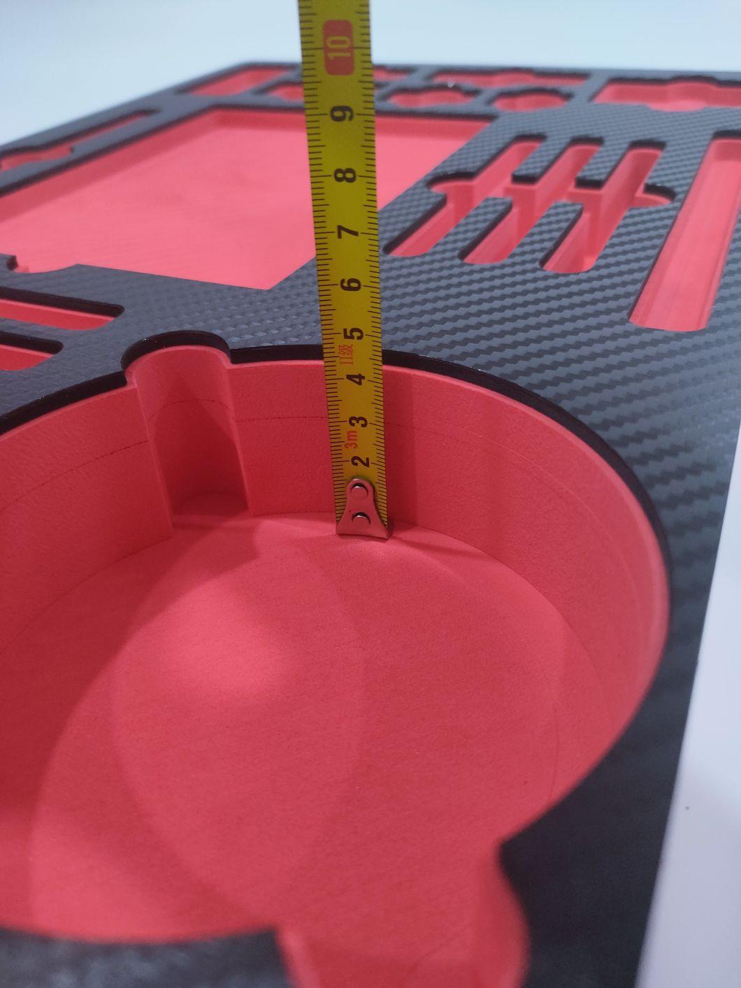 High-Quality EVA Molded Toolbox in Protective Packaging Carbon Fiber Insert with Foam Sponge