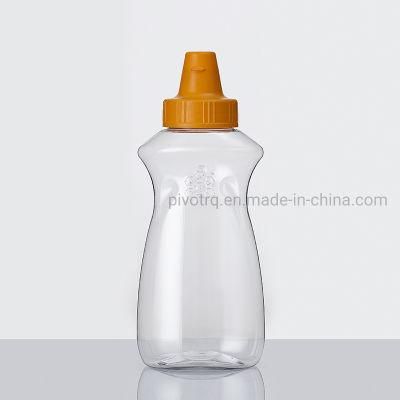 1000g Food Grade Pet Honey Squeeze Bottle with 45mm Lids for Honey Products