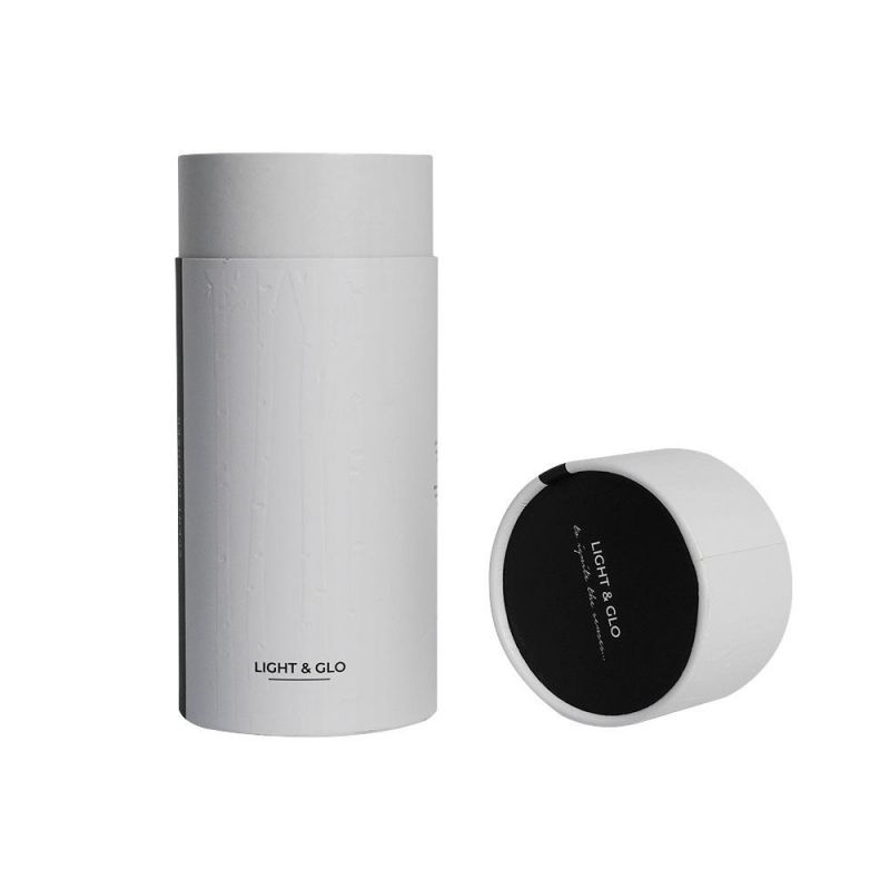 Firstsail Eco Friendly Customized Fancy Surface Finishing Round Tube Paper Gift Candle Clothing Cosmetic Wine Cylinder Packaging Box