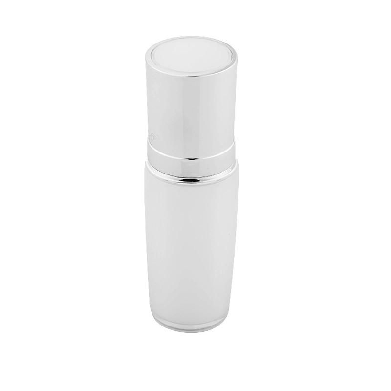 in Stock 30ml Silver Lotion Pump Bottle for Skin Care
