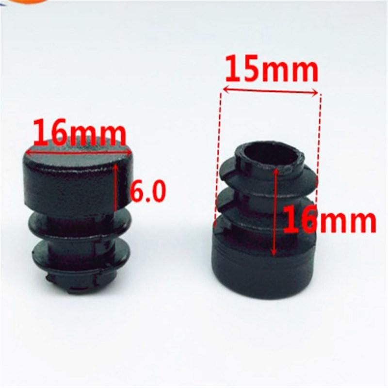 Rubber Cap and Rubber Plug for RC Tube Stub for Office Furniture
