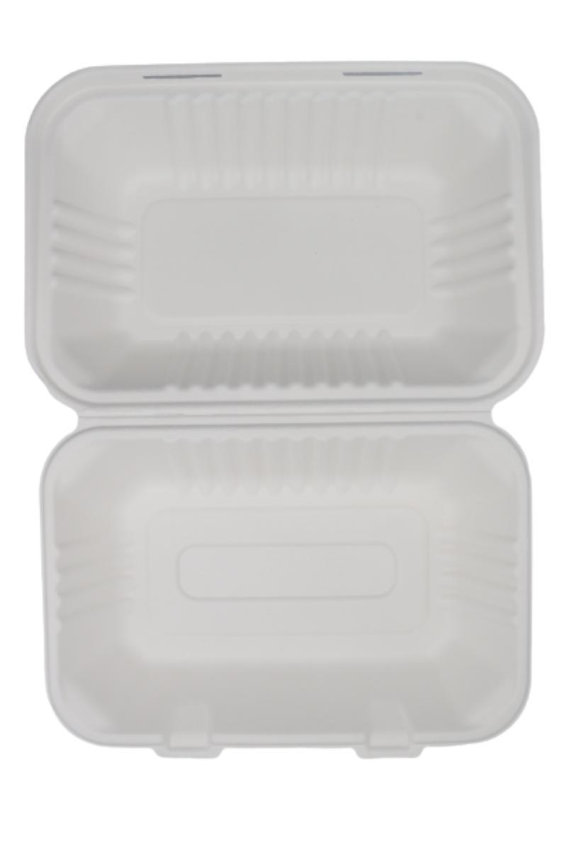 Hot Selling Bagasse Food Packaging Box 9 X 6 Inch