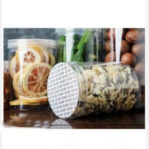 Food Grade Plastic Empty Clear Wide Mouth Cosmetic Food Storage Pet Plastic Jars with Aluminum Silver Screw Lid