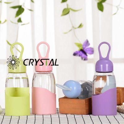 Customized Portable Heatproof Glass Water Bottle /Drink Bottle /Water Jar