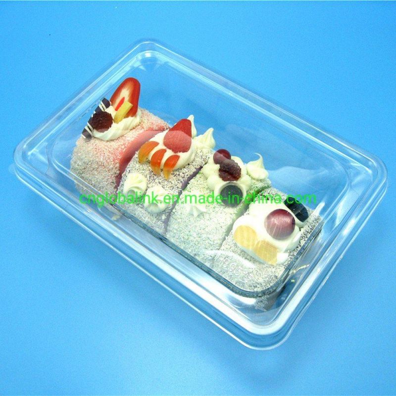 Disposable Plastic Food Container for Cake