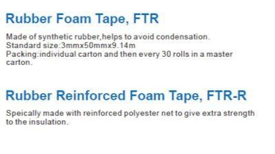 Rubber Foam Tape, Ftr/ Rubber Reinforced Foam Tape, Ftr-R