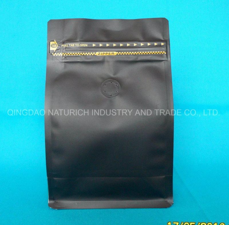 Custom Coffee Bag with Valve and Zipper From China