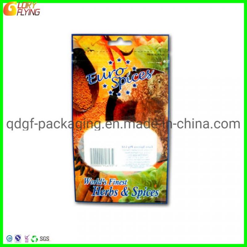 Plastic Packing Bags Food Bag with Zipper for Packing All Kinds of Foods