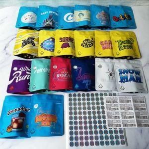 Snow Man Tang Gray Stock Sale Cookies Bags 3.5 Grams Touch Skin Bag Big Apple Berry Pie Sticky Buns Sweet Tea Cookies Packing Bag