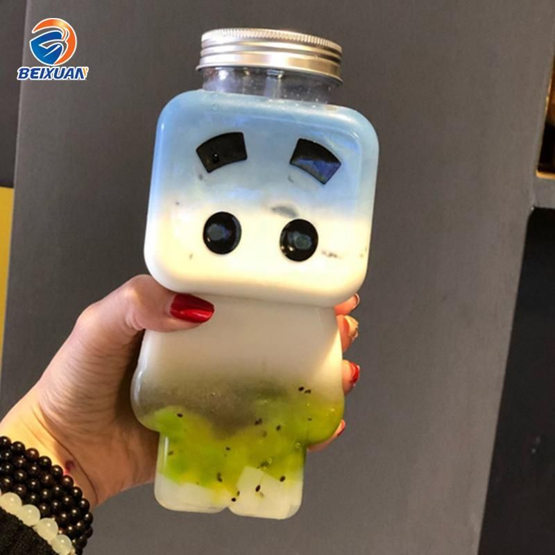 Unique Special Doll Shape Juice Water Plastic Bottles
