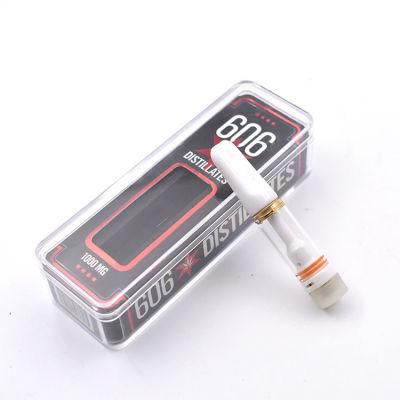 Customized Vape Cartridge Packaging Clear Box for 0.5ml 1ml