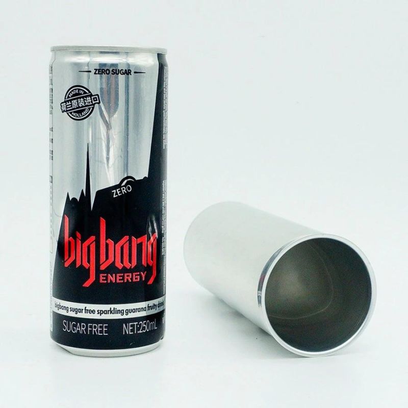 Slim 250ml Energy Drink Cans with 200 Ends