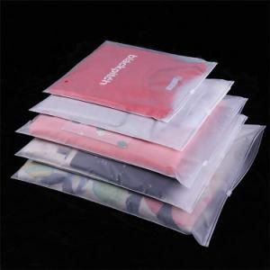 Custom Printed Heat Seal Plastic Bag Clear Zipper Bag for Clothes