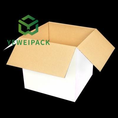 Custom Logo White Box Corrugated Box Cardboard Box Shipping Carton Boxes