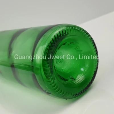 Translucent Green Glass Spirits Bottle 750ml