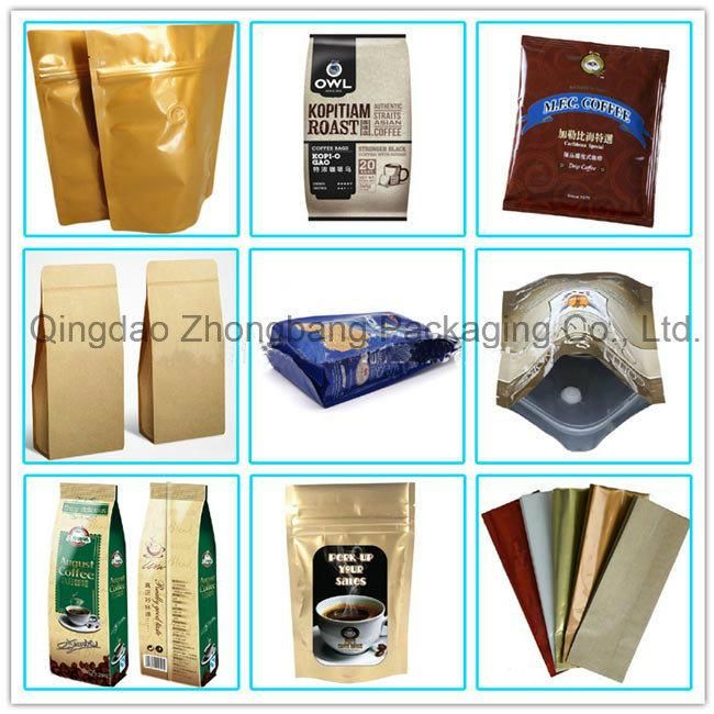 Food Packaging Coffee Plastic Bag with Valve