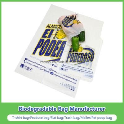 PLA+Pbat/Pbat+Corn Starch Biodegradable Bags, Compostable Bags, Vegetable Bags for Supermarket