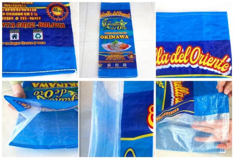 25kg 50kg PP Woven Bag Sack BOPP Bag for Cement Flour Rice Fertilizer Food Feed Sand