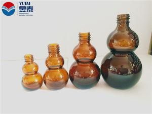 10ml/20ml/30ml/50ml Double Gourd Shaped Amber Glass Bottle
