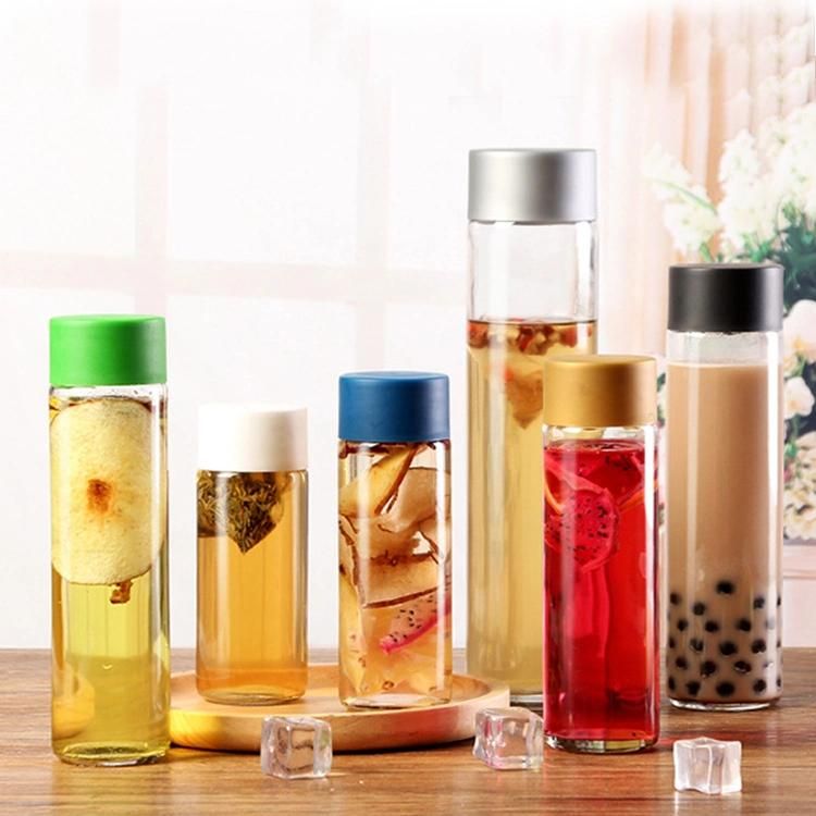 Voss Mineral Water Cold Pressing Fruit Juice Glass Bottles 250ml 400ml 500ml