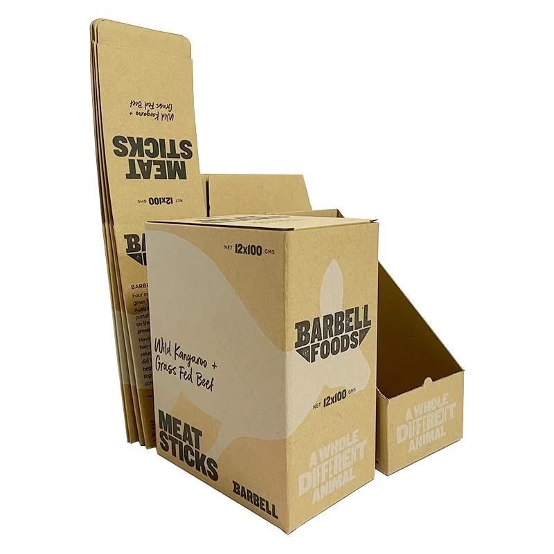 Custom Recycled Kraft Paper Printing Display Box for Food