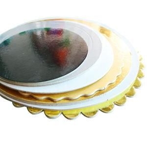 Round Gold or Silver Cake Board for Cake Packing