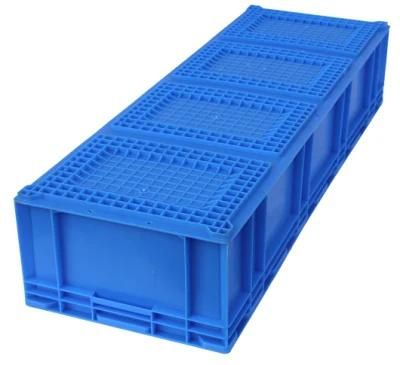 HP113c Plastic Turnover Logistics Container Box HP Standard Auto Parts Logistic Box Durable Opaque Plastic Storage Boxes