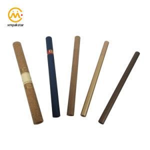 Custom Print Small Long Round Paper Packaging Tube Box for Incense Stick