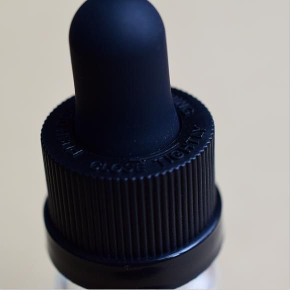 10ml Bright Black Hemp Oil Glass Container Packing Bottles with Dropper