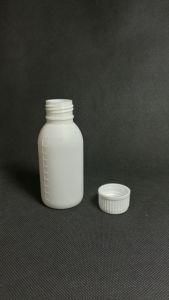 100 Ml (3.4 OZ) HDPE Plastic Round Bottle
