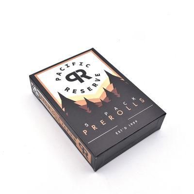 Vape Cartridge Packaging with Child Proof Button Slide Cartridge Box