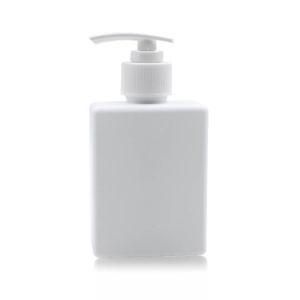 8 Oz 250ml Rectangle Square White Pump Shampoo Lotion Bottle